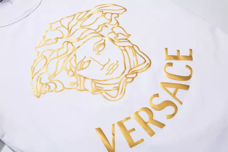 versace t-shirt fashion designer versace print medusa cheap